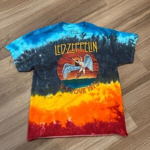 Led Zeppelin U.S. Tour 1975 Tie Dye Tee. Men’s Large.